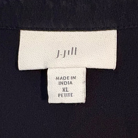 J Jill XL Petite, EUC, navy, tiered, button-down dress! It’s perfect for you! - Picture 2 of 4